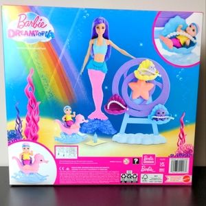 Barbie Mermaid Doll DREAMTIPIA Nurturing Playset with Merbaby Octopus NEW